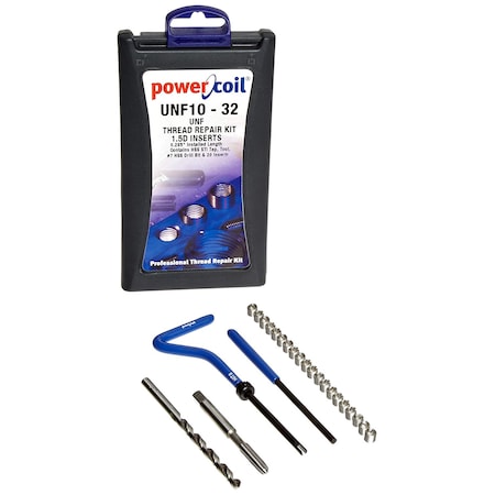 Crossroad Distributor Source Helical Insert Repair Kit, Helical Inserts, #10-32, Steel 3534-10GK